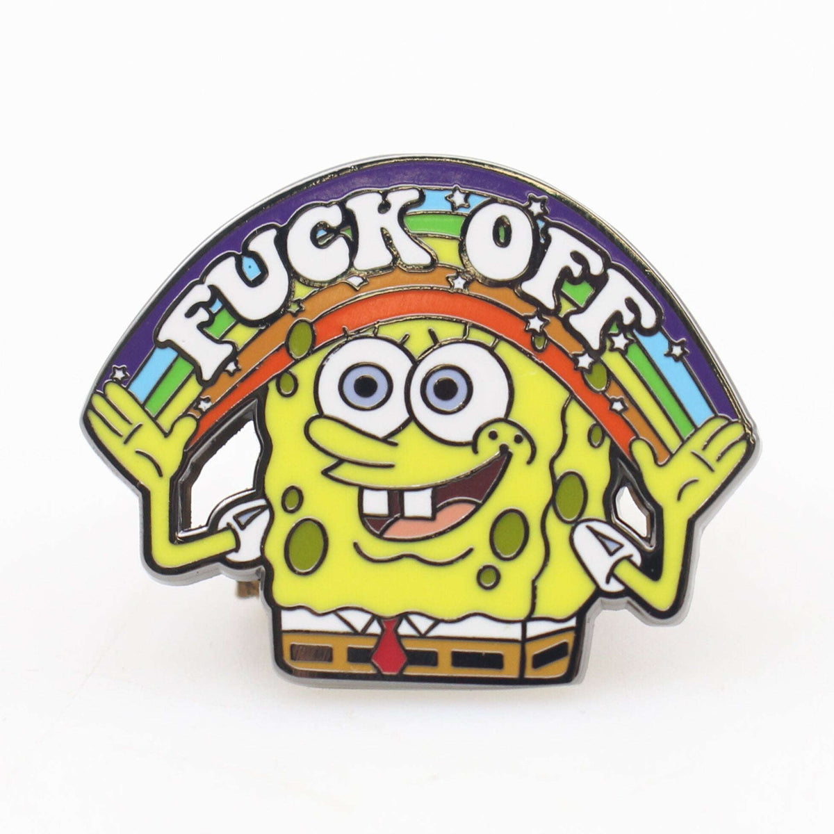 SpongeBob "F--k Off" Enamel Pin Otarealm