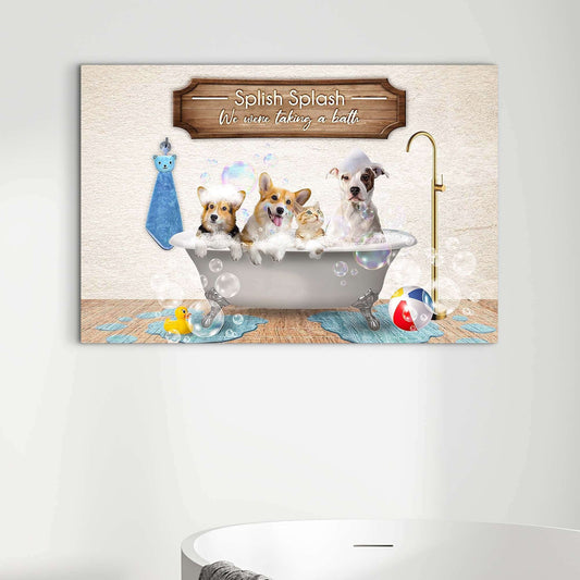 Splish Splash We Were Taking A Bath Sign Otarealm