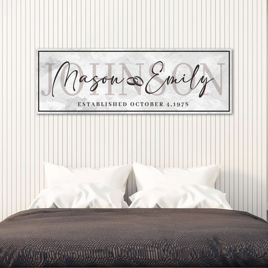 Last Name Wedding Gift Sign Otarealm