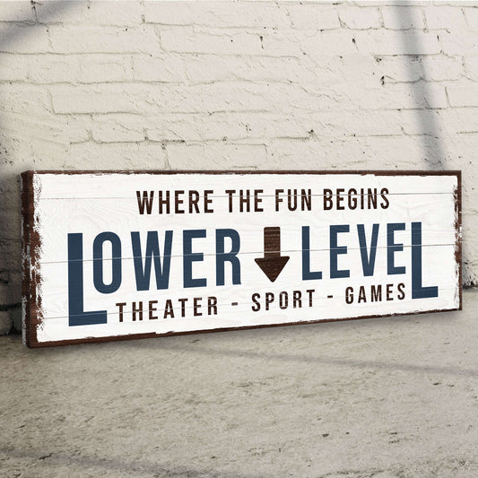 Lower Level Sign III Otarealm