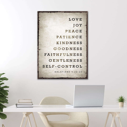 Galatians 5:22-23 - The Fruit Of The Spirit Sign IV Otarealm