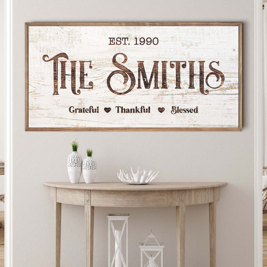 Thanksgiving Family Sign Otarealm