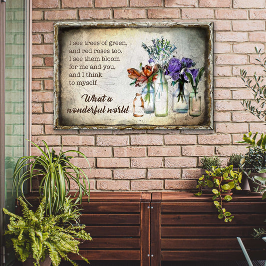 What A Wonderful World Sign VIII Otarealm