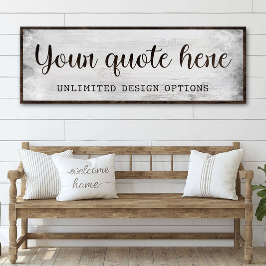 Custom Quote Sign Otarealm