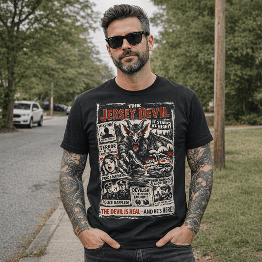 The Jersey Devil: It Stalks at Night T-Shirt Otarealm