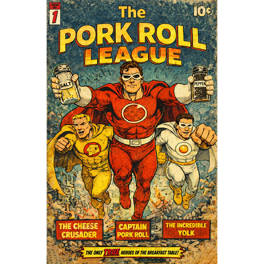 The Pork Roll League Poster Print