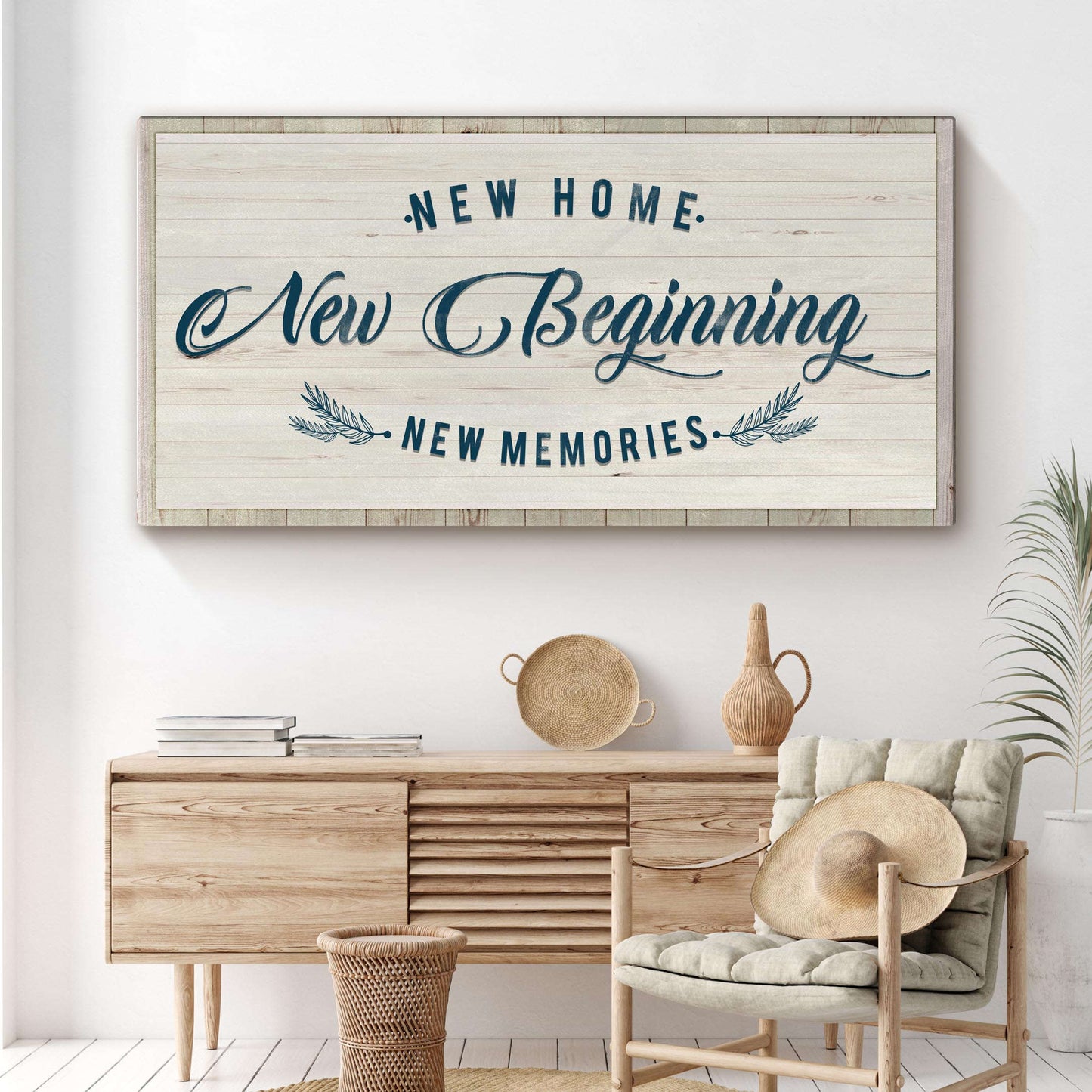 New Home, New Beginning Sign Otarealm