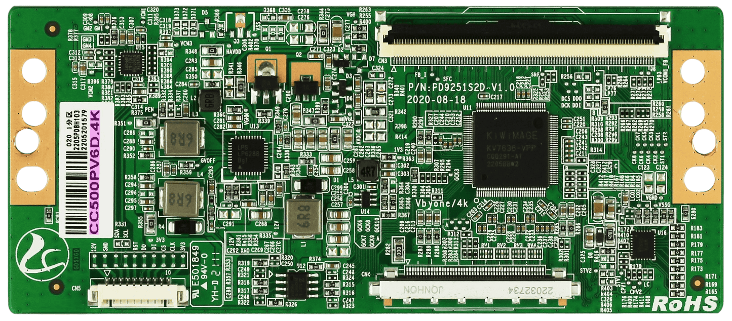 Sceptre CC500PV6D.4K T-Con Board Otarealm