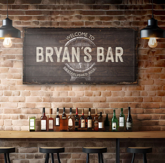 Beer Barrel Bar Sign Otarealm