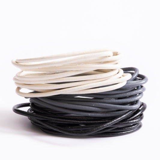 Rounded Leather Cording 2mm