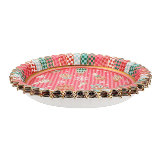 Deck the Halls Dinner Plates (10 count) Otarealm