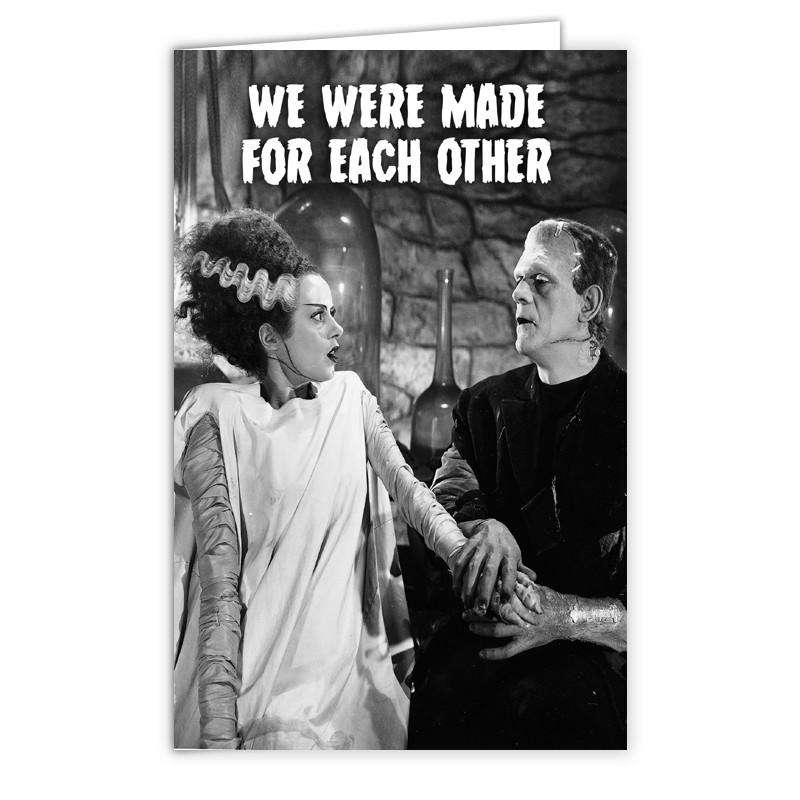 Frankenstein "Made for Each Other" Greeting Card Otarealm