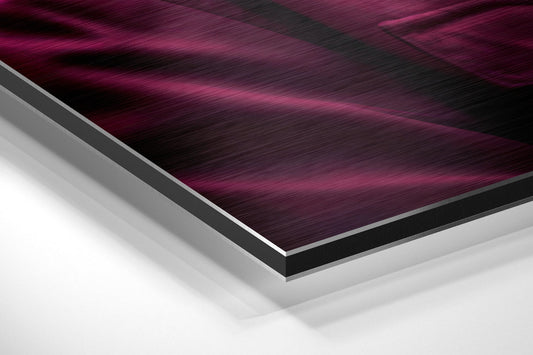 Hot Pink Suited Gorilla In Sunglasses Brushed Aluminum Dibond Wall Art