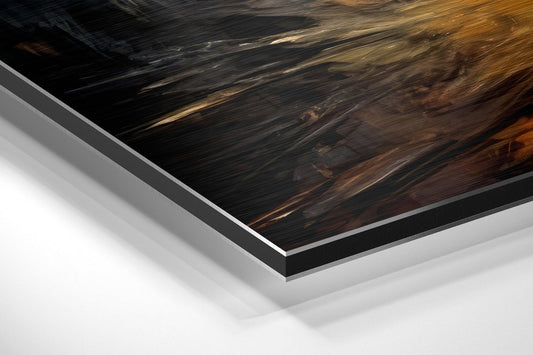 Darkness Brushed Aluminum Dibond Wall Art