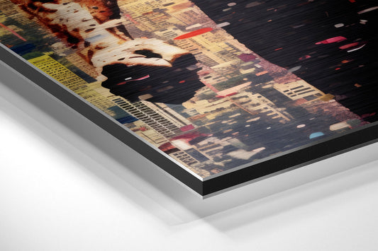 Martial Arts Master Brushed Aluminum Dibond Wall Art
