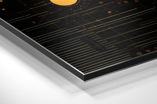System Brushed Aluminum Dibond Wall Art