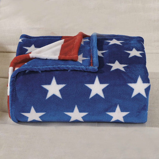 American Flag Ultra-Lush Oversized Throw Blanket Otarealm