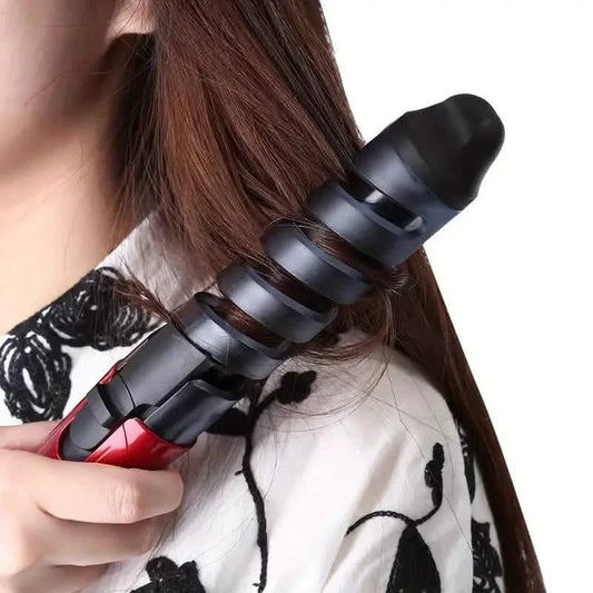 Anti Scald Spiral Curlers, Inner Button Wavy Curlers, Large Curls and Perm
