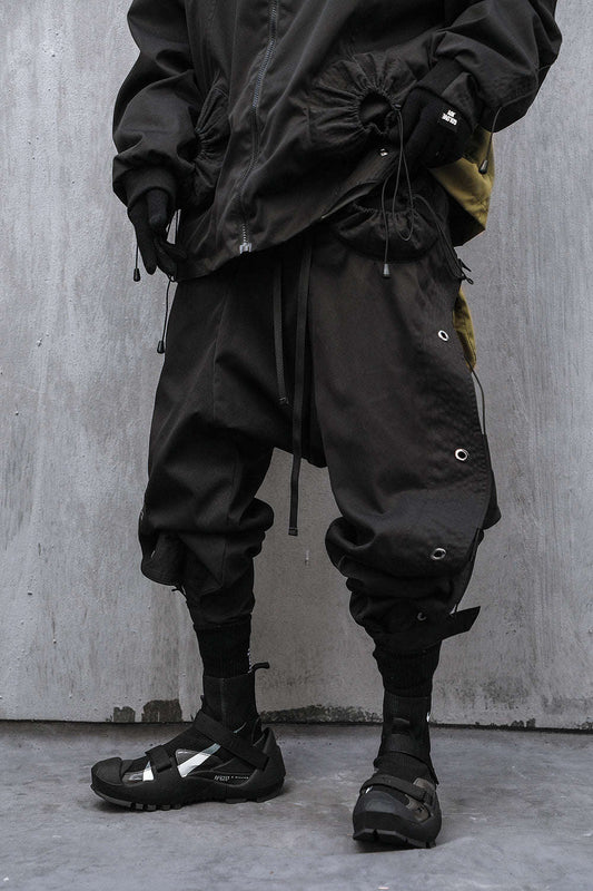 HiP22 Black Industrial Climber Pants Otarealm