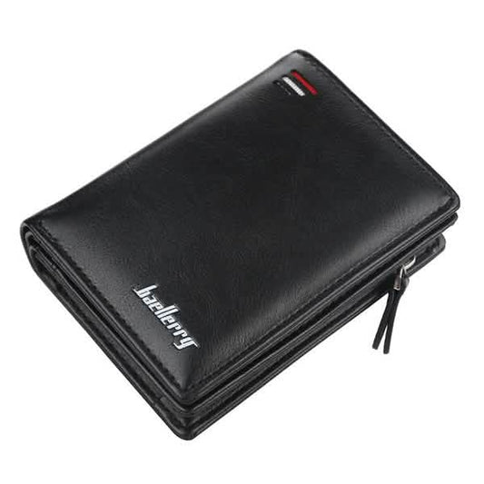 Baellerry Men's Zipper Short Fashion Wallet Otarealm