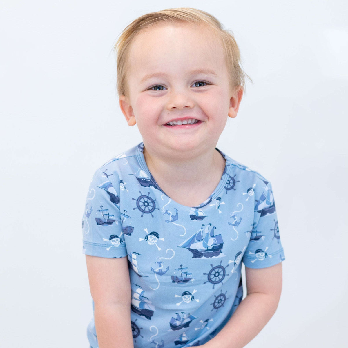 Pirate Ships Big Kid Pajama S/S Otarealm