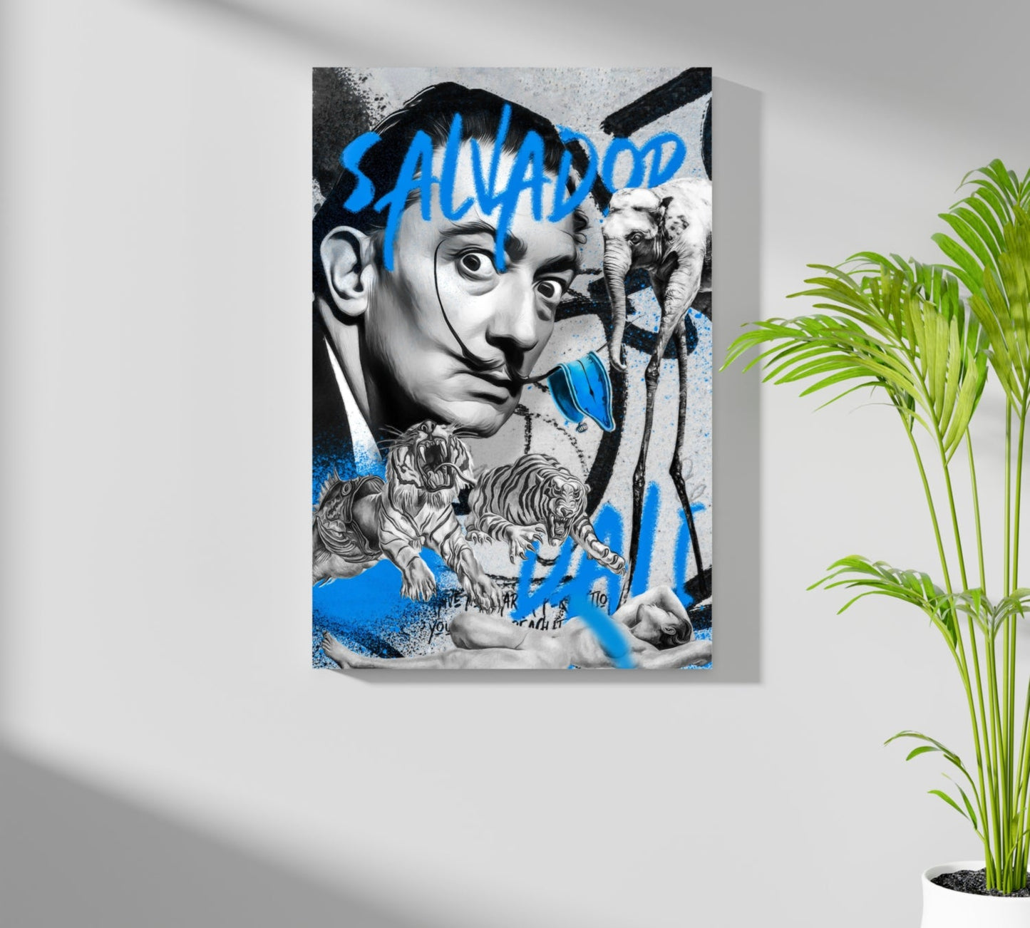 Surrealist Melting Dreams Aluminum Print