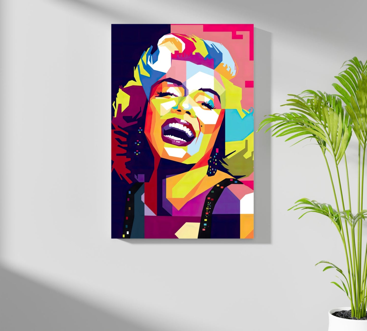 Hollywood Blonde Icon Aluminum Print