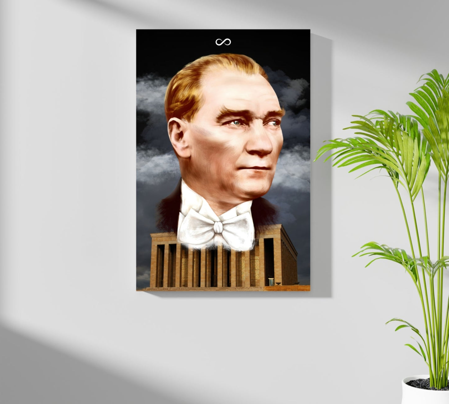 Ataturk and Anitkabir Aluminum Print