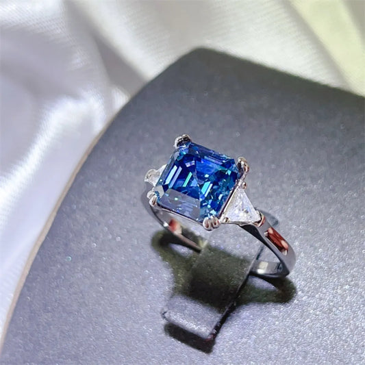 3 Carat Moissanite 925 Sterling Silver Ring