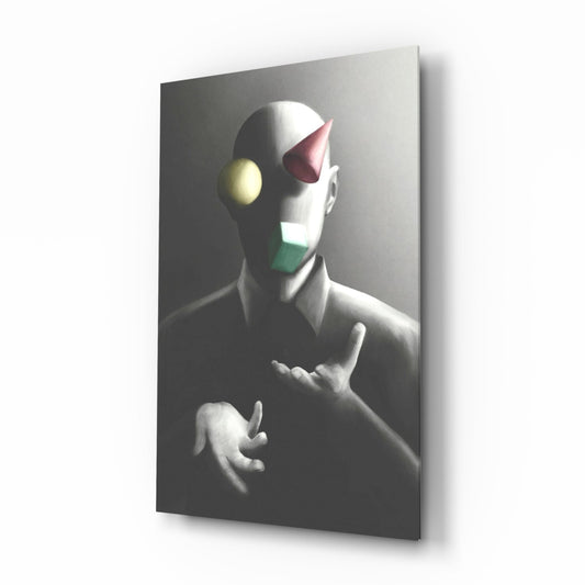 Juggler Glass Wall Art