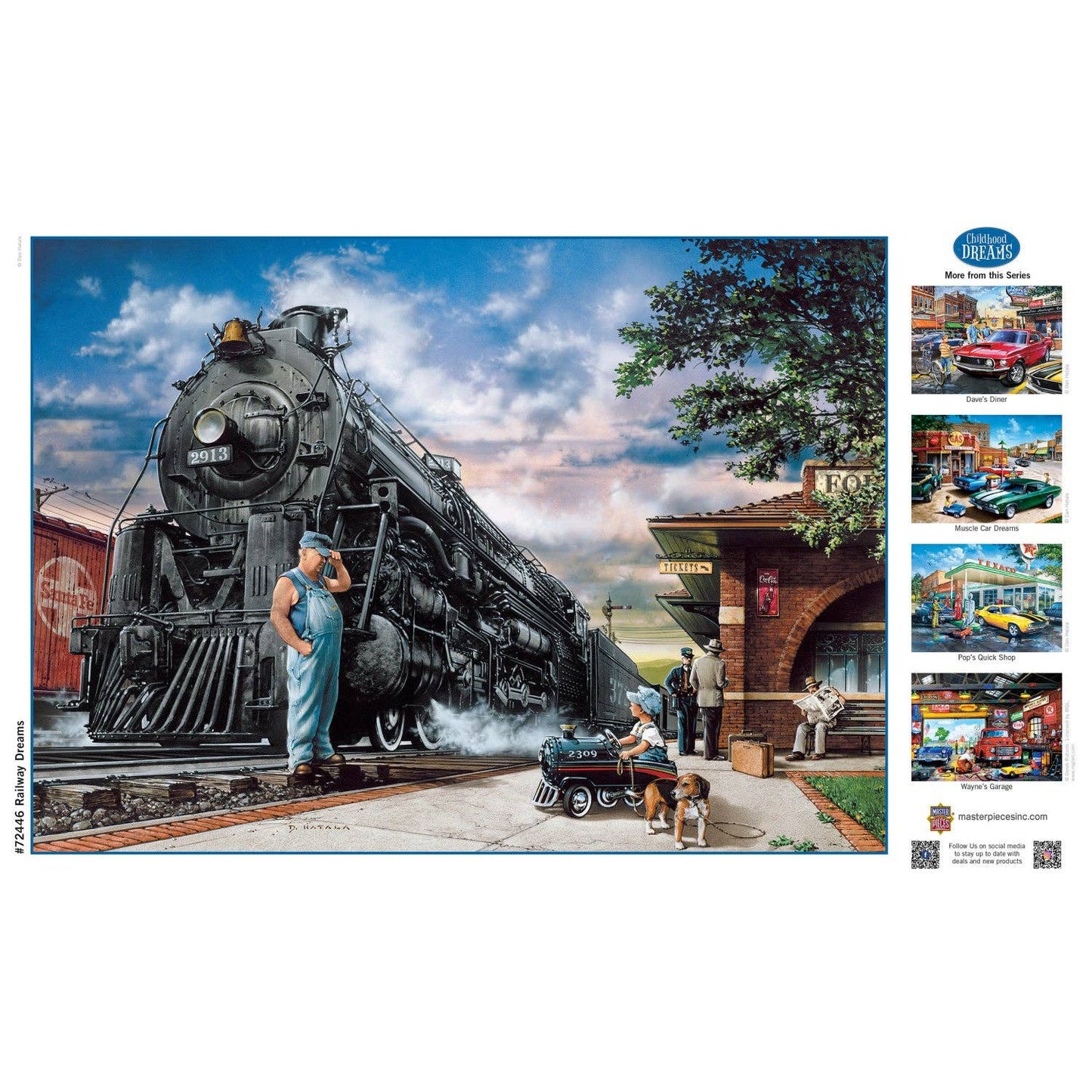 Railway Dreams 1000 Piece Puzzle | Masterpieces Puzzles