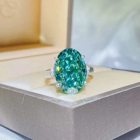5 Carat Moissanite 925 Sterling Silver Ring Otarealm
