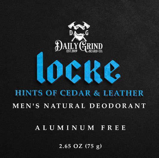 Locke Natural Deodorant for Men - Cedar & Leather Otarealm