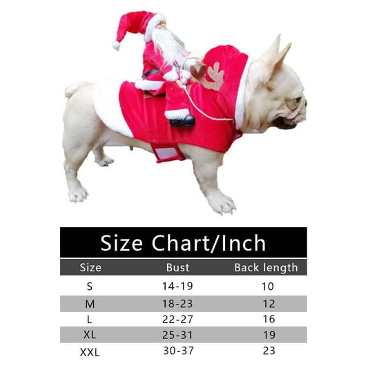 Dog Costume Christmas Pet Clothes Otarealm