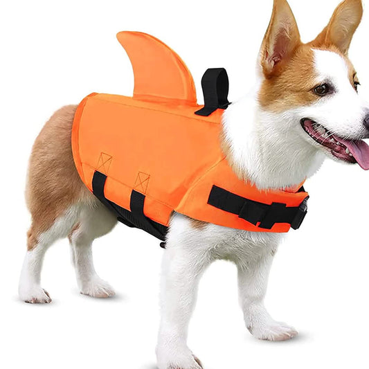 Dog Swimsuit with Shark Fin Otarealm
