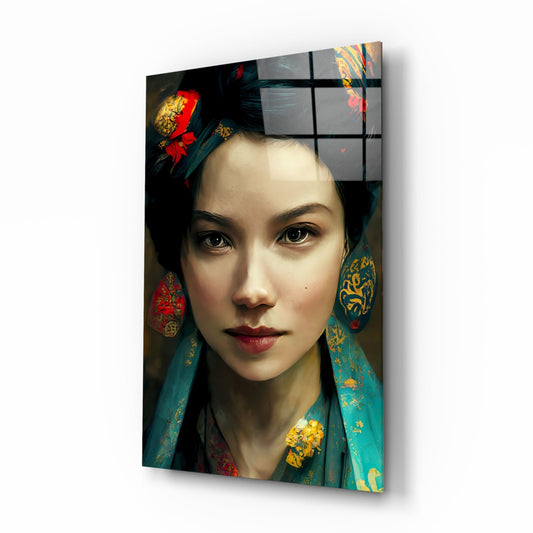 Virtual Beauty Glass Wall Art || Designers Collection