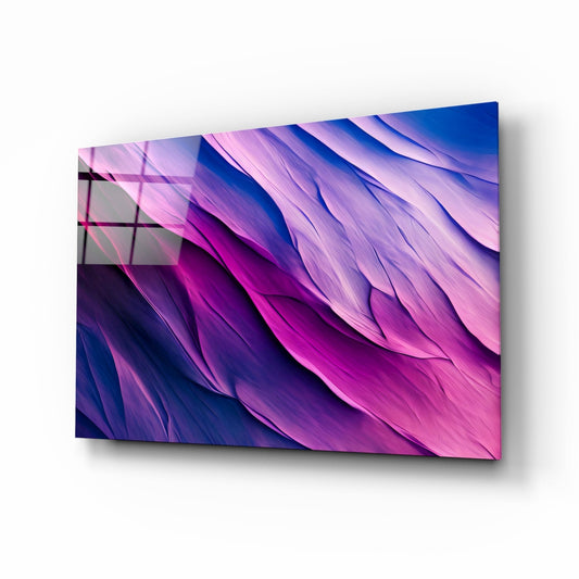 Purple Dance Glass Wall Art || Designer Collection