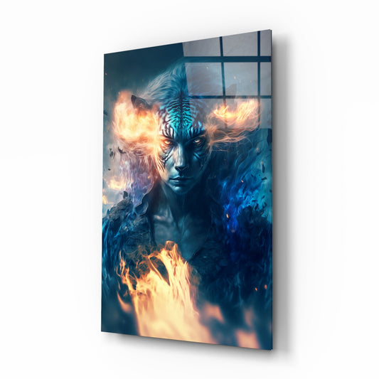 Epic Tiger Glass Wall Art || Designers Collection