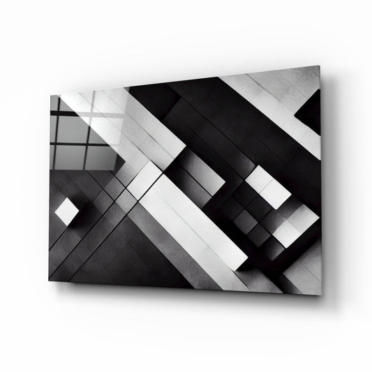 Cubic Glass Wall Art || Designers Collection