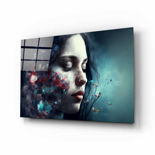 Butterfly Dreams Glass Wall Art || Designer Collection