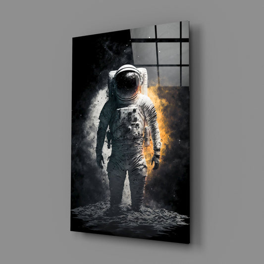 Astronaut Glass Wall Art || Designer Collection
