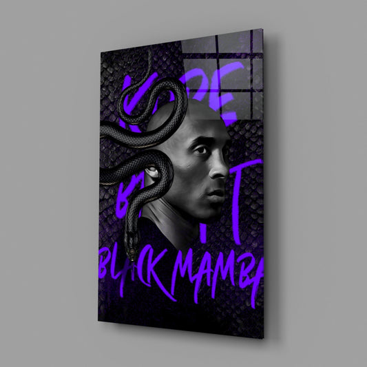 Basketball Star in Motion Glass Wall Art || Designer Collection