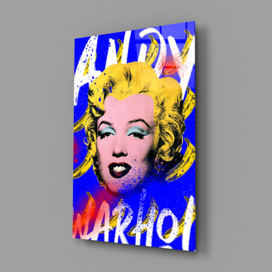Pop Art Icon and Starlet Glass Wall Art || Designer Collection