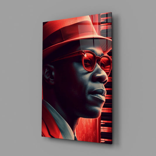 Jazz Glass Wall Art || Designer Collection