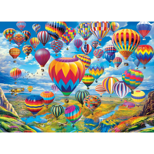 Fairs & Festivals - Hot Air Balloon Festival 1000 Piece Puzzle by Masterpieces
