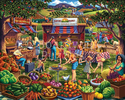 Farmers Market 500 Piece Puzzle by Boardwalk