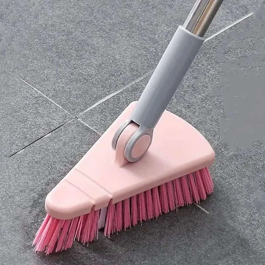 Floor Scrub Brush Long Handle Detachable Stiff Bristles Otarealm