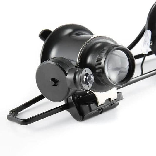 Glasses Type 20X Magnifier With White Led Light Otarealm