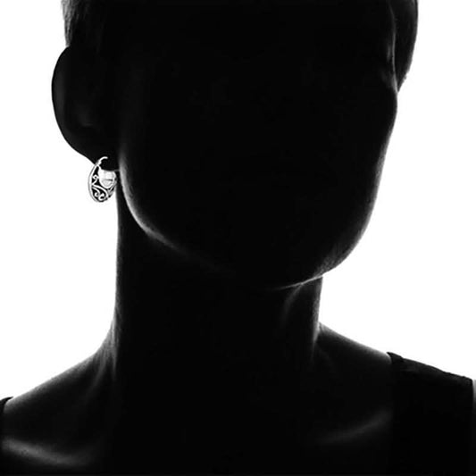 Handcrafted Sterling Silver Hoop Earrings by Verona Otarealm