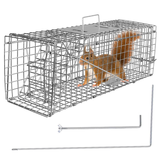 Humane Live Animal Rodent Cage Collapsible Galvanized Wire Otarealm